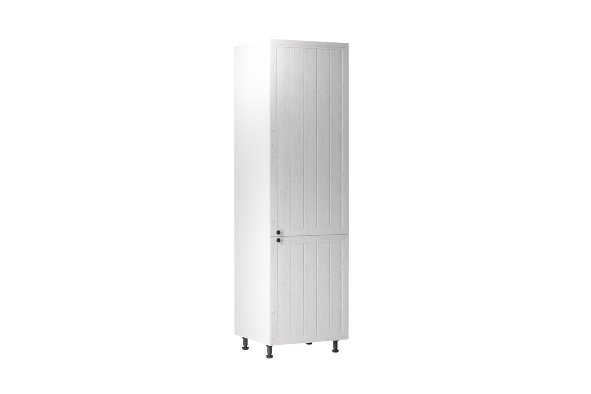 Dulap Provence  D60ZL  pentru frigider încorporabil - alb / pin andresen zabudowa lodowki prowansja 
