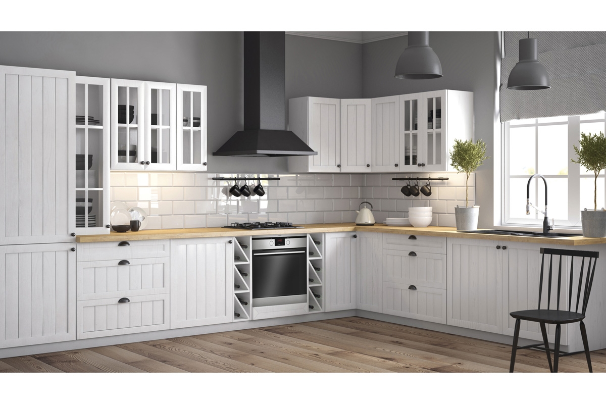 Kuchyňa Prowansja - Komplet kuchynského nábytku Nábytok kuchenne w stylu rustykalnym 