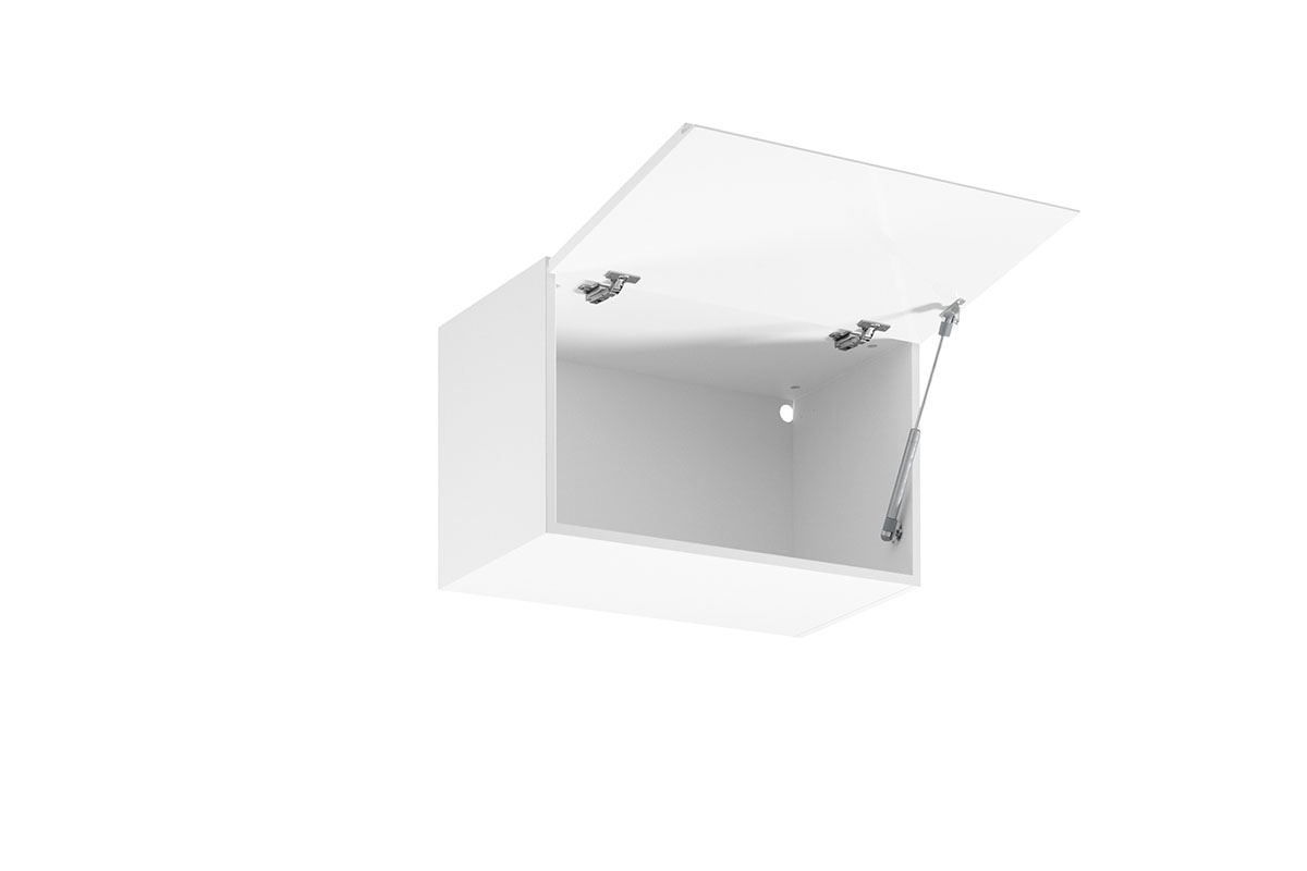 Aspen G60KN - alacsony csuklós szekrény - fehér Szafka konyha függő alacsony Aspen G60KN - wnetrze