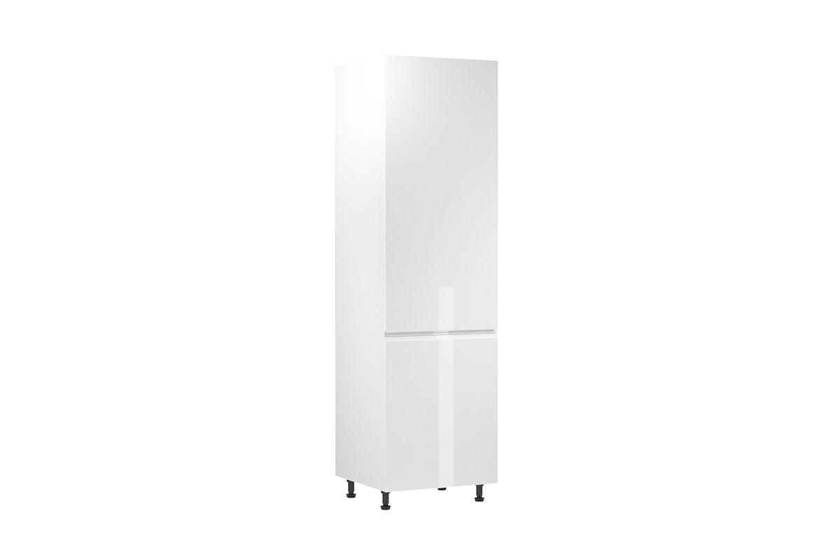 Aspen D60R - padlós szekrény - fehér magas állvány kuchenny Aspen D60R - bialy fényes