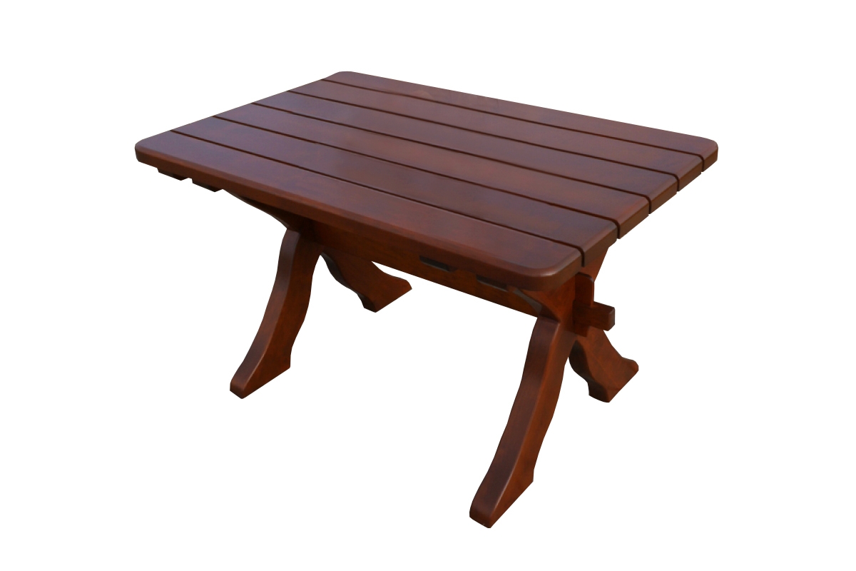 Stôl záhradný Excelent 120x72 cm - cyprys stôl Drevené do ogrodu