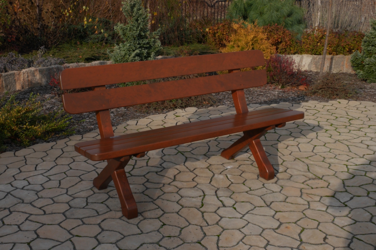 Komplet nábytku ogrodowych Excelent Stôl 160x72 cm + 2 Stoličky + 2 lawki - cyprys lavica ogrodowa