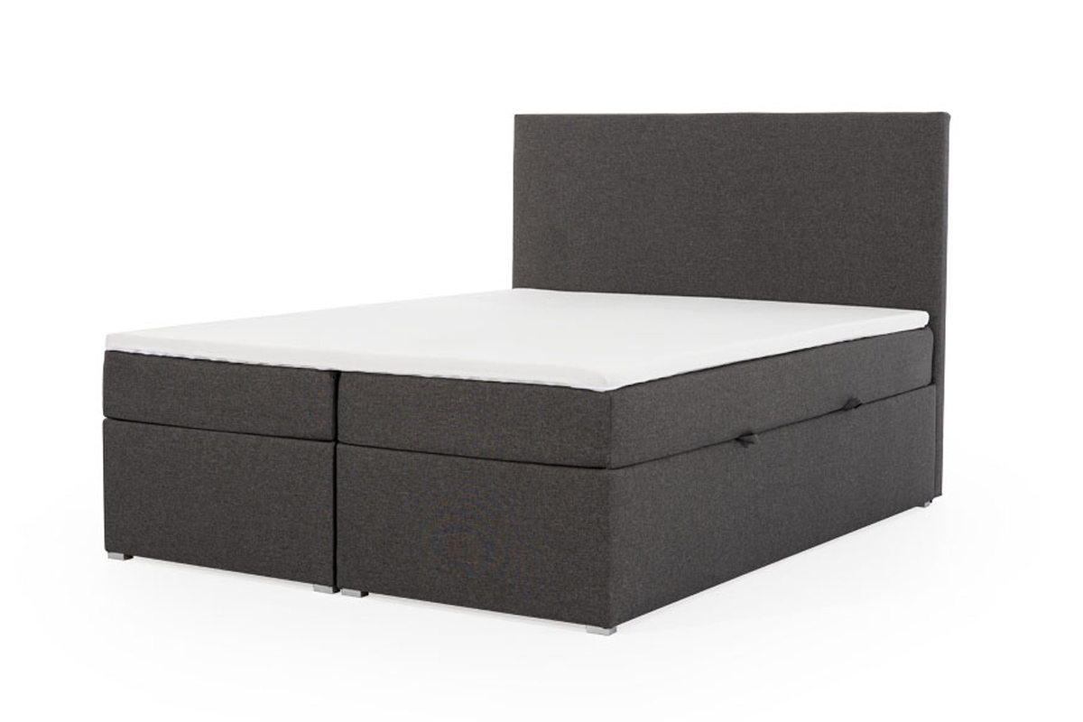 Boxspring posteľ Dive 140 x 200 posteľ z materacem i nakladka nawierzchniowa 