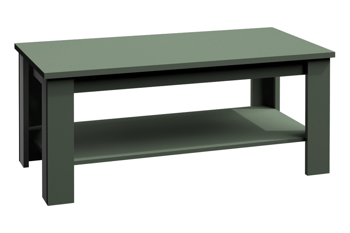 Provence ST2 dohányzóasztal - 120x60 cm - zöld Konferenční stolek kávový 120x60