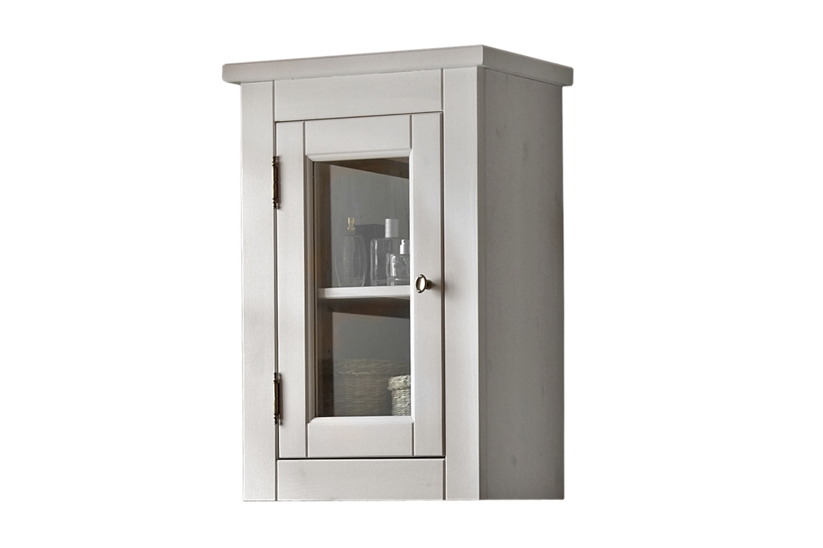Skříňka horní do koupelny Romantic 830 závěsná Vitrína dřevěná do koupelny 