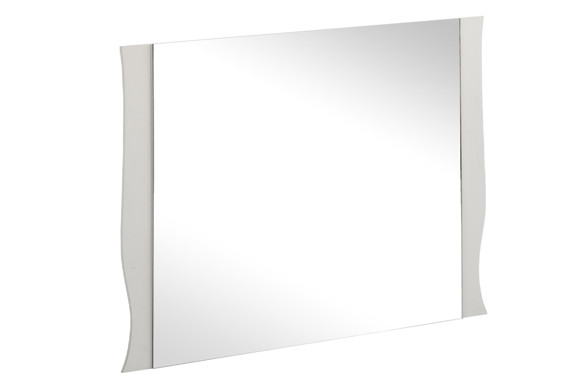 Komplet nábytku dřevěného do koupelny Elisabeth - 80 cm Velké Zrcadlo v bílém rámu
