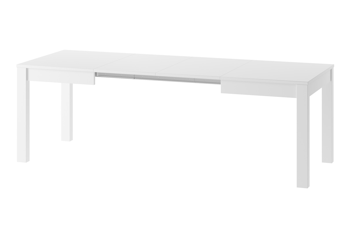 stôl rozkládací Vega 2 - biely mat stôl rozsuwany