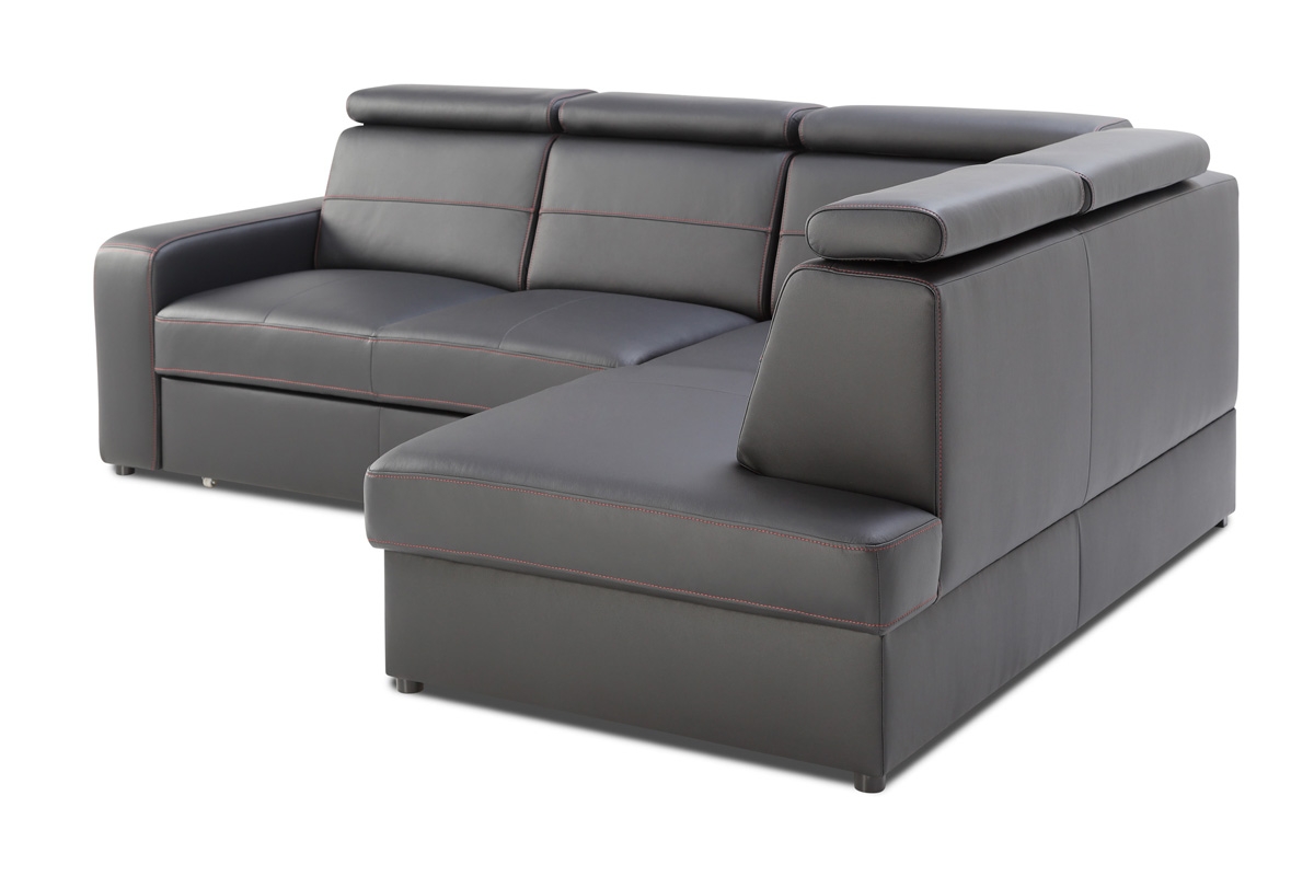Rohová sedací souprava Basic II - Kůže rogowka do obývacího pokoje 
