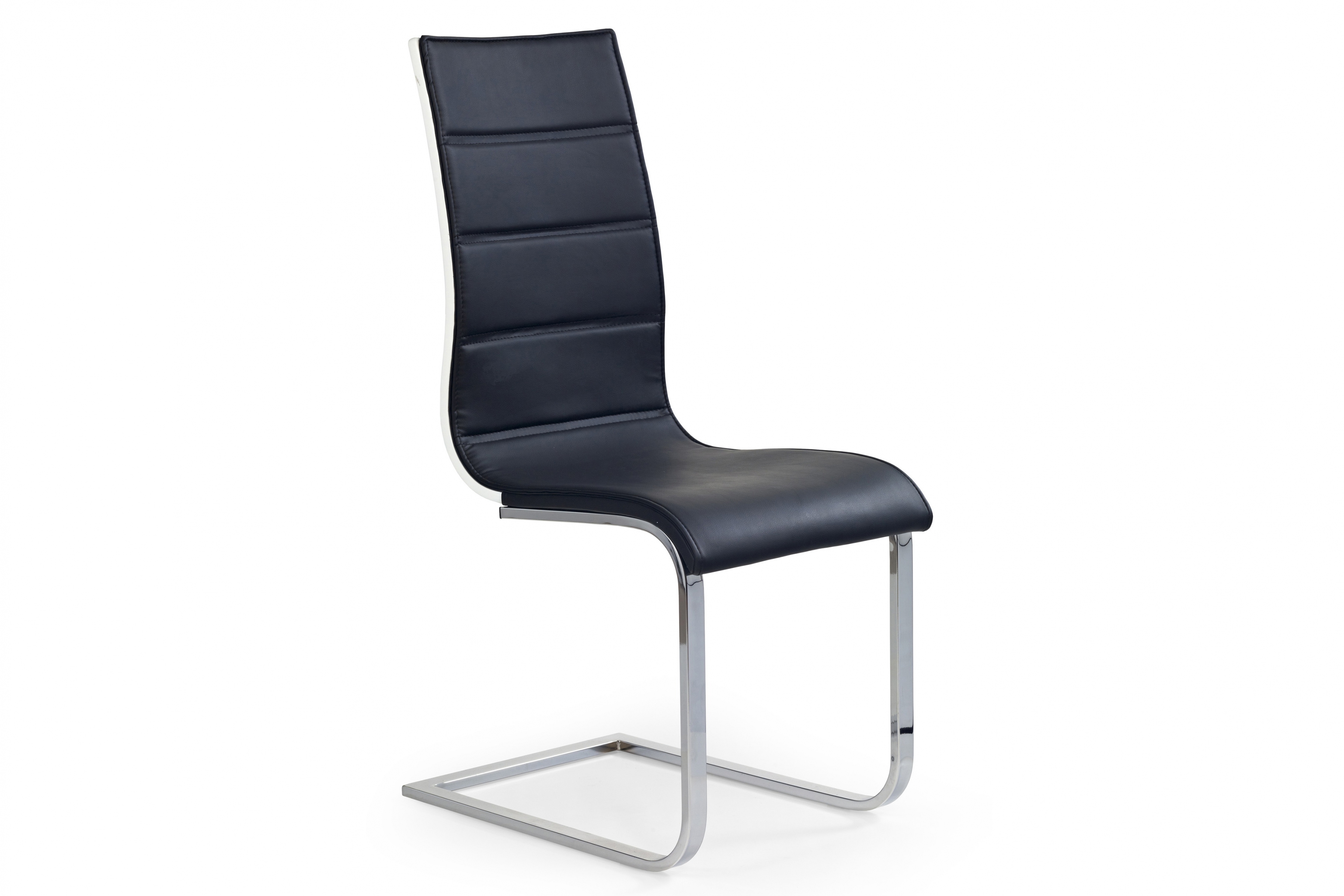 Židle K104 - černá / bílá židle čalouněné K104 - černý / bílý