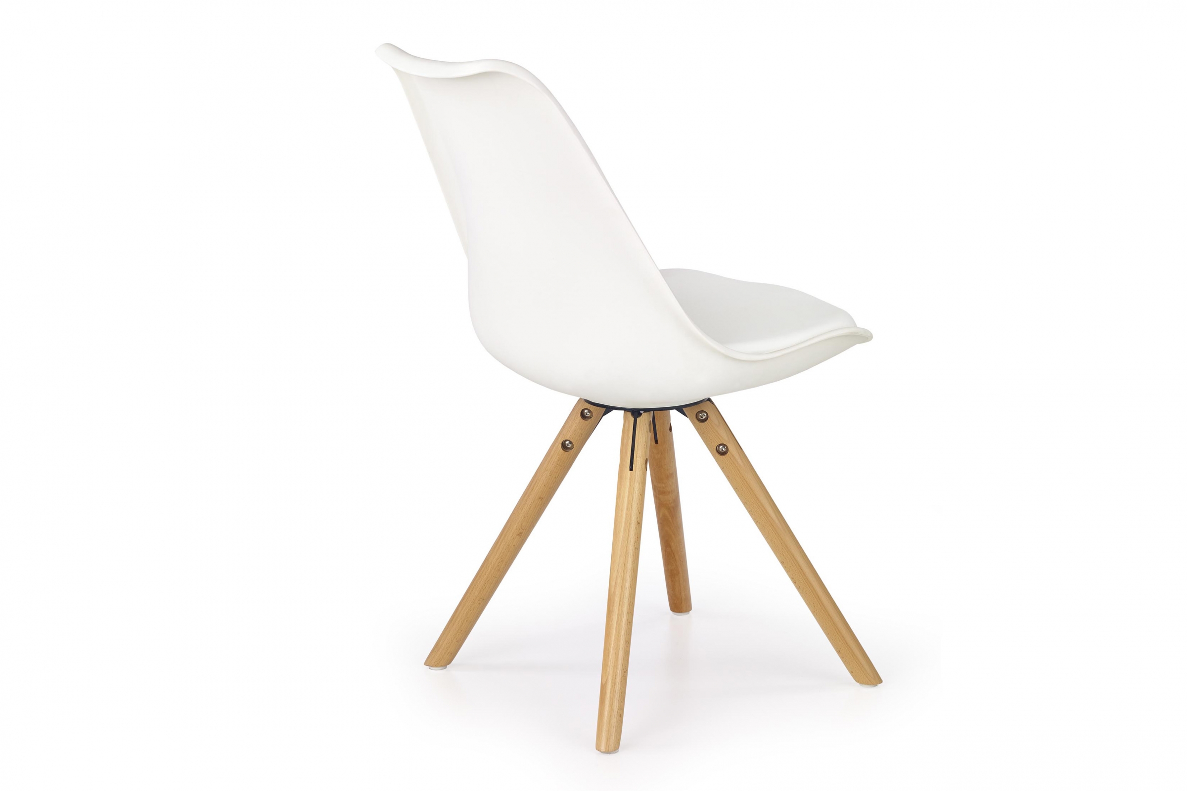 Plastová židle K201 - bílá židle z umělé hmoty K201 - biale