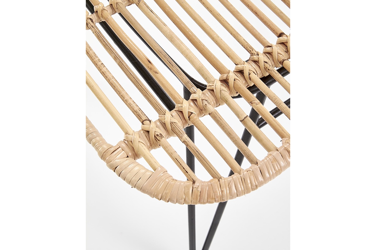 Židle K337 - přírodní ratan židle na taras
