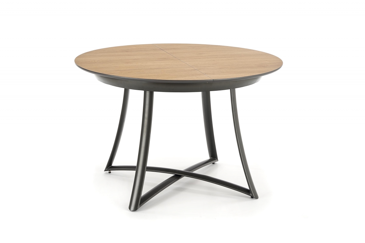 stôl rozkládací Moretti - Dub prírodné / Popolový, Nohy - Antracytová Rozkládací stôl Moretti - Dub naturalny / Popolový, nogi - Antracytová 
