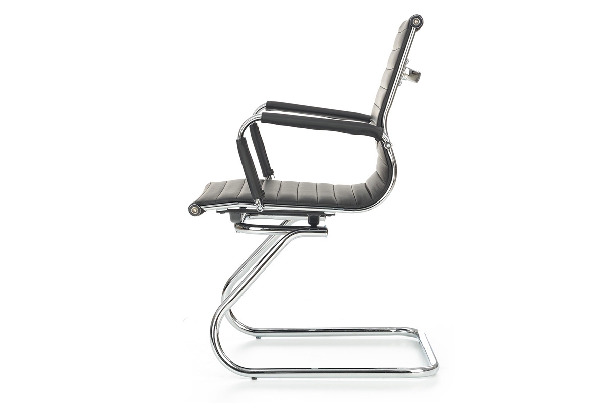 Prestige Skid Konferenciaszék - Eco-bőr/fekete Židle z podlokietnikami