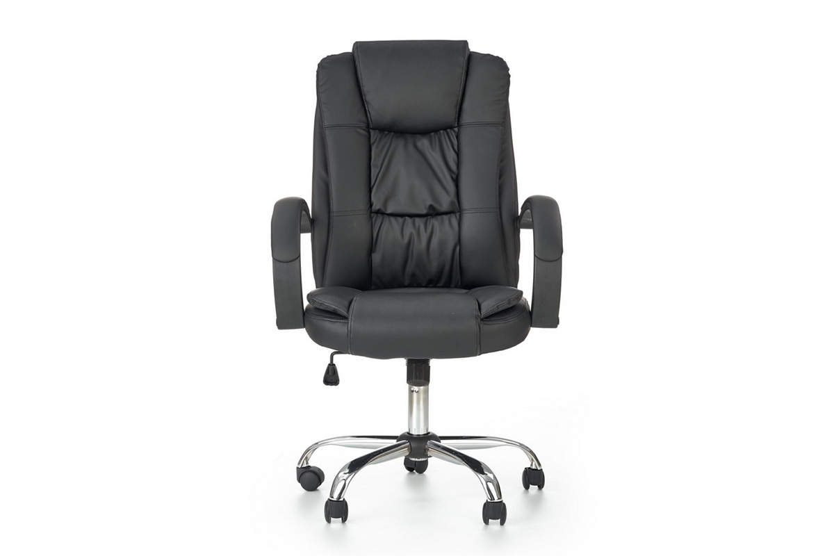Relax irodai szék - fekete Kancelářske křeslo z ekoskory