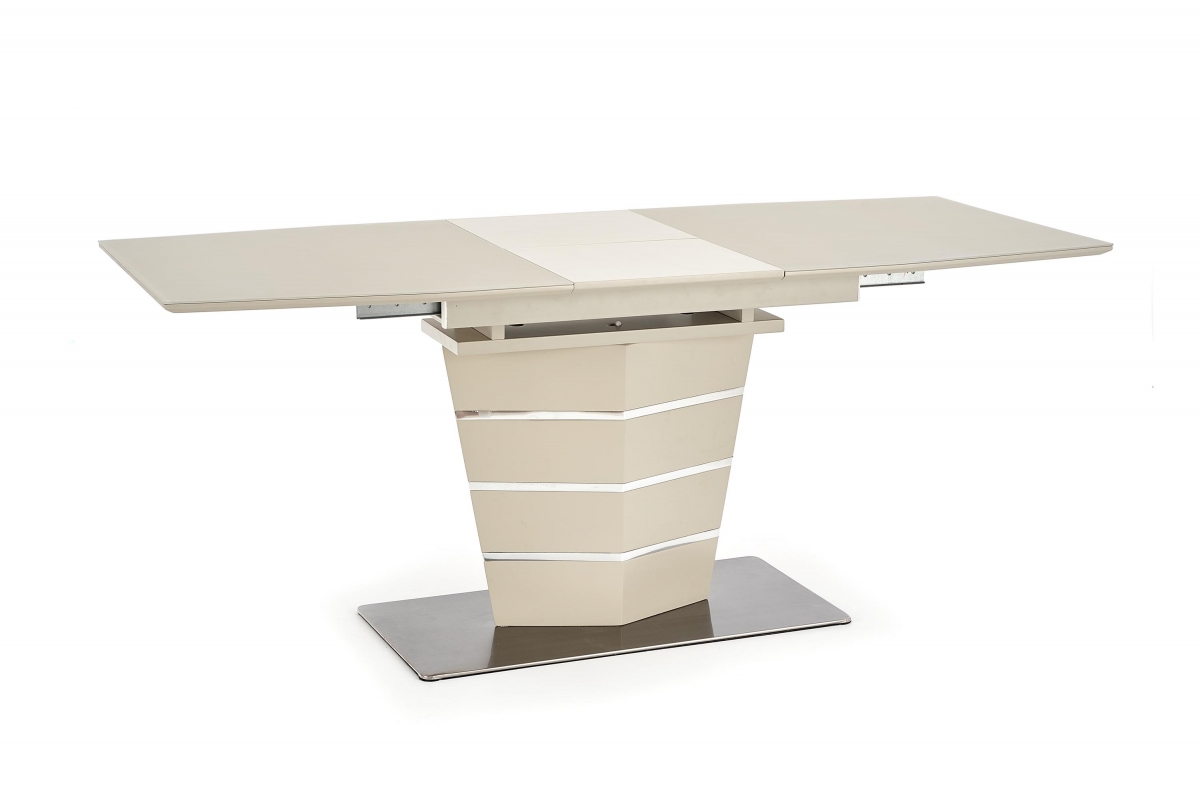 Masă pliabilă Sorento 140-180 cm - bej mat Stůl rozkládací Sorento - béžový mat