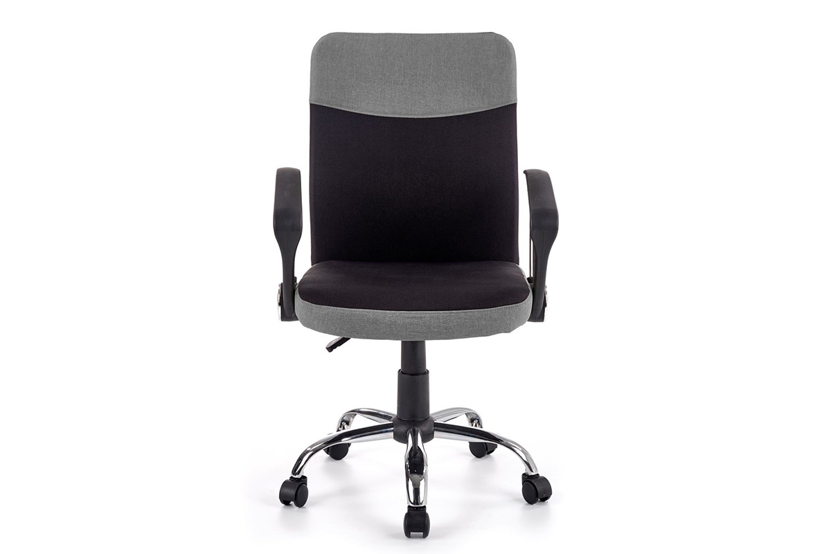 TOPIC irodai szék - fekete / hamu Fotel iroda Topic - fekete / hamu