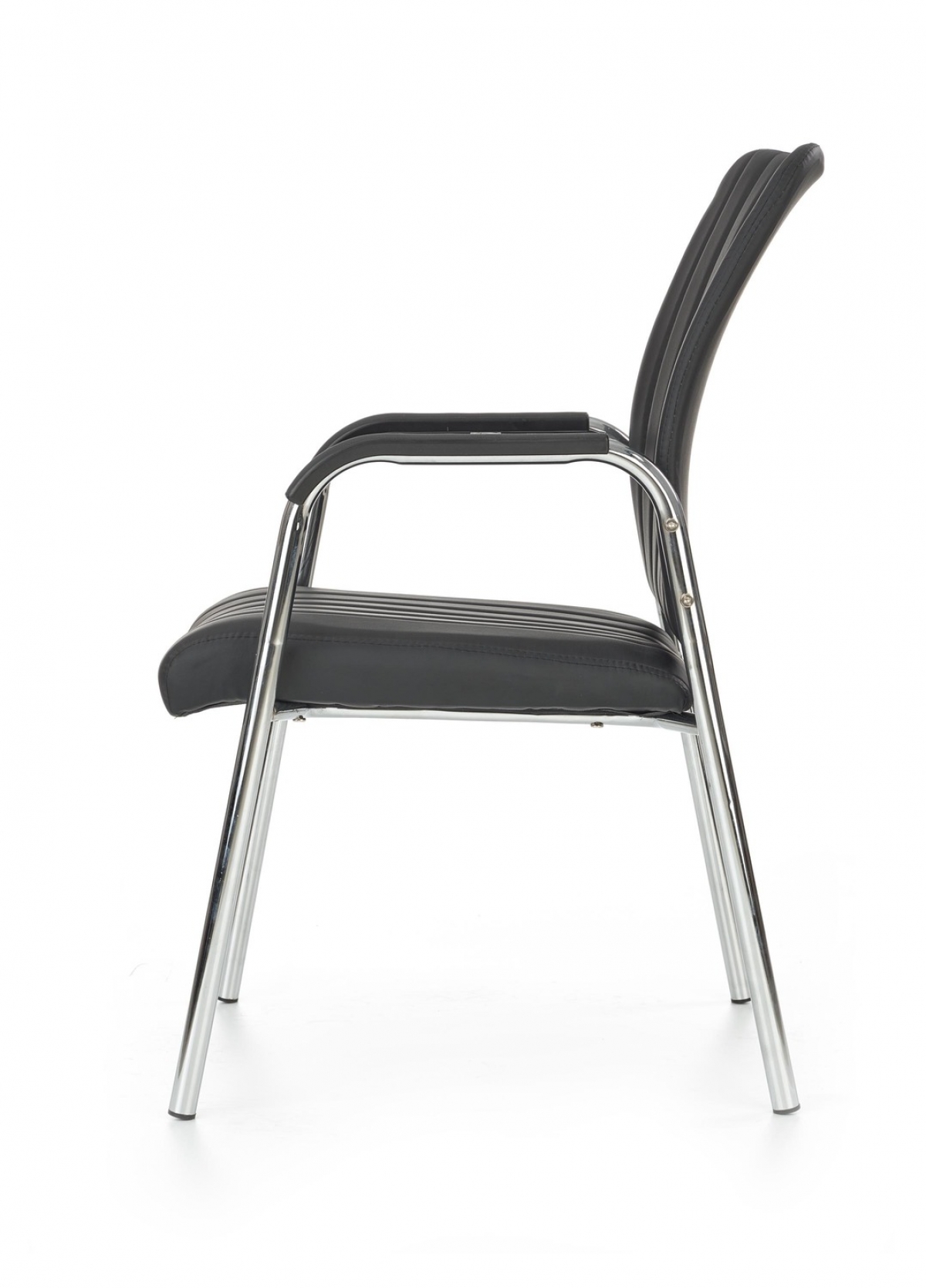 Vigor irodai szék - fekete Židle z chromowana podstawa