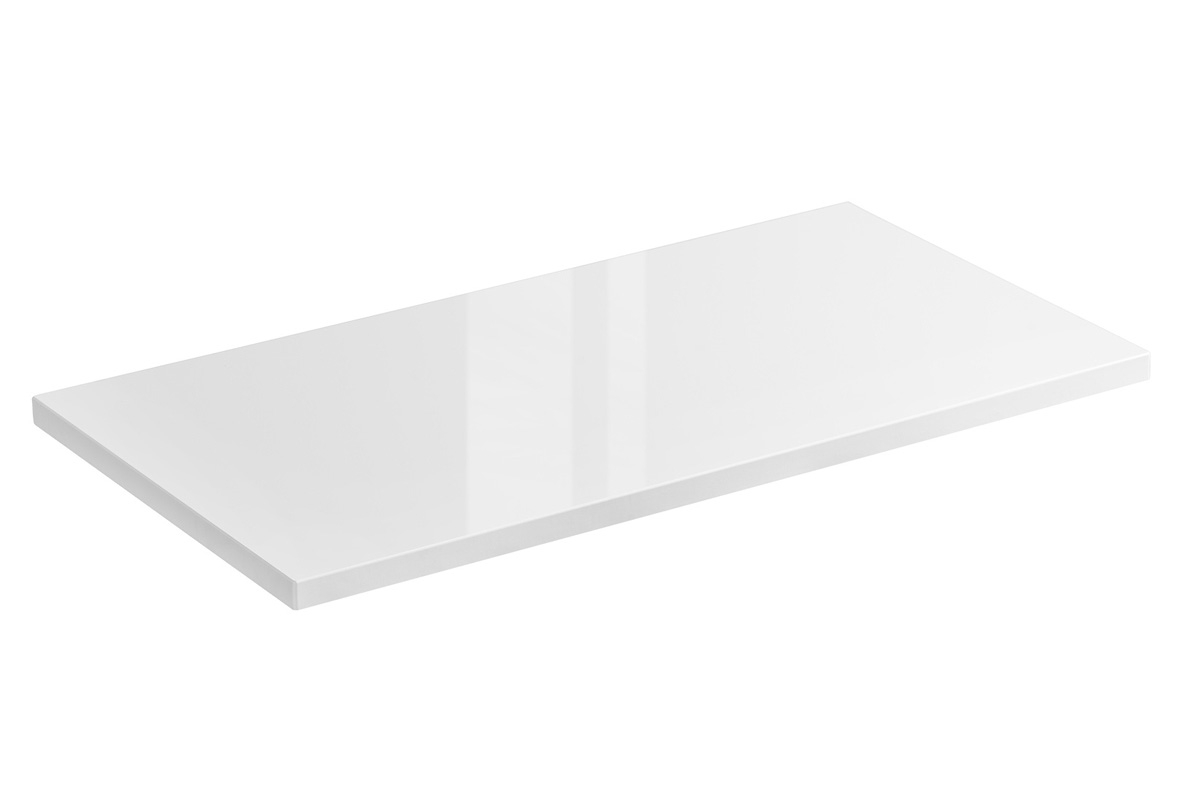 Deska Capri 890 - Bílý lesk - 60 cm Deska do koupelny v bílém lesku