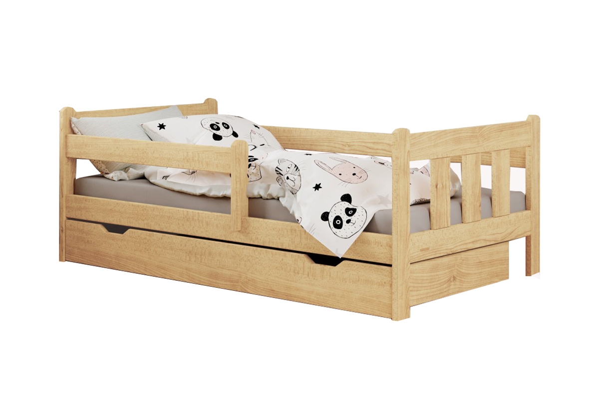 Dětská postel se zásuvkou Marinella 80x160 - Borovice postel do ložnice