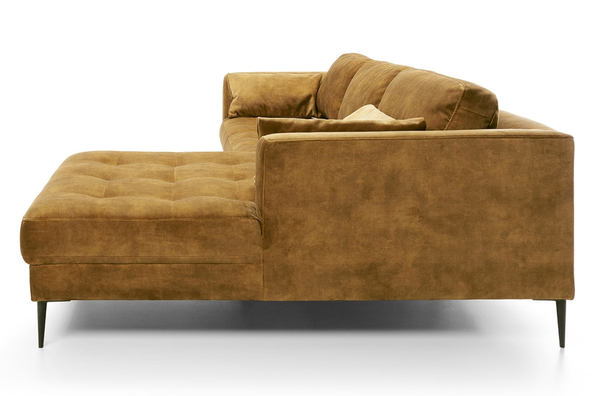 Rohová sedacia súprava odpočinkové pravá strana Luzi  Moderná obývačka