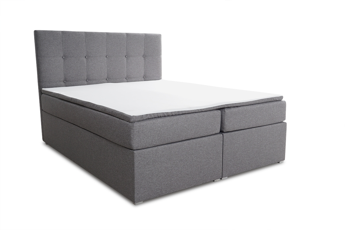 Kontinentální postel Nerino 160x200 postel s matrací a topperem