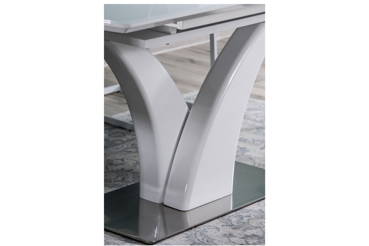 Stůl rozkládací Faro 120(160)X80 - Bílý lak Stůl FARO bílý LAK/bílý LAK 120(160)X80 