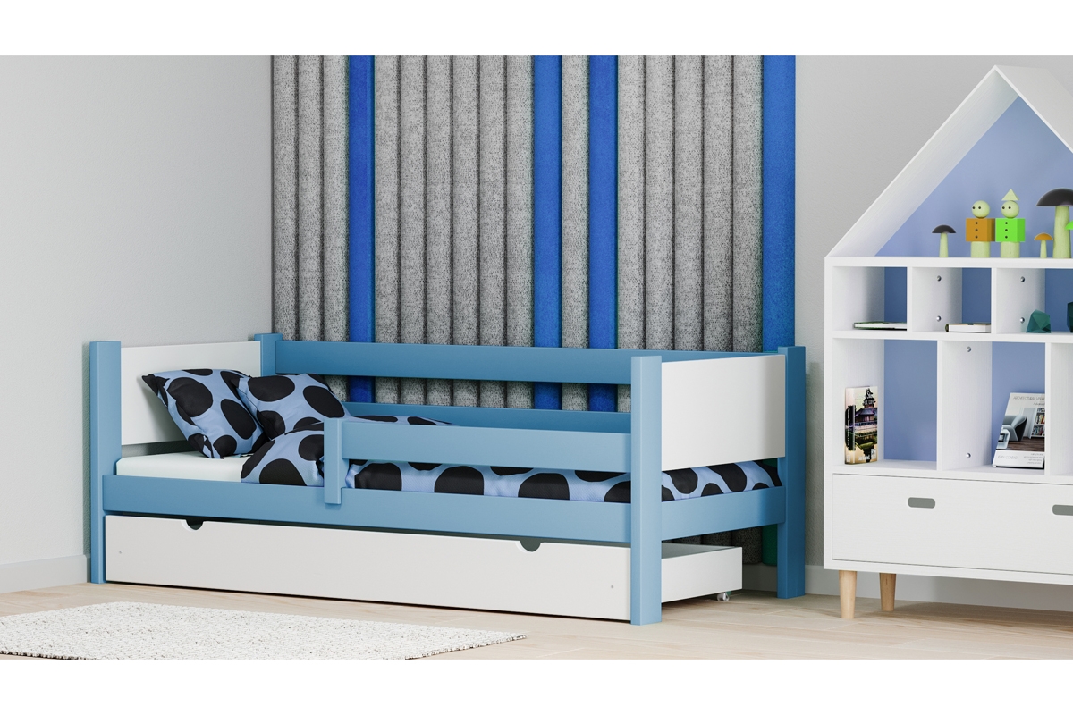 Dětská dřevěná postel Denis lozeczko kolorowe