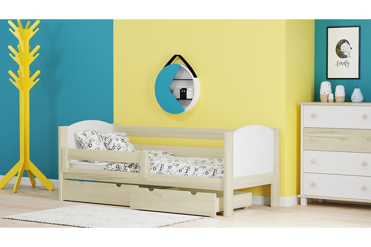 Dětská dřevěná postel Denis II Postel béžová