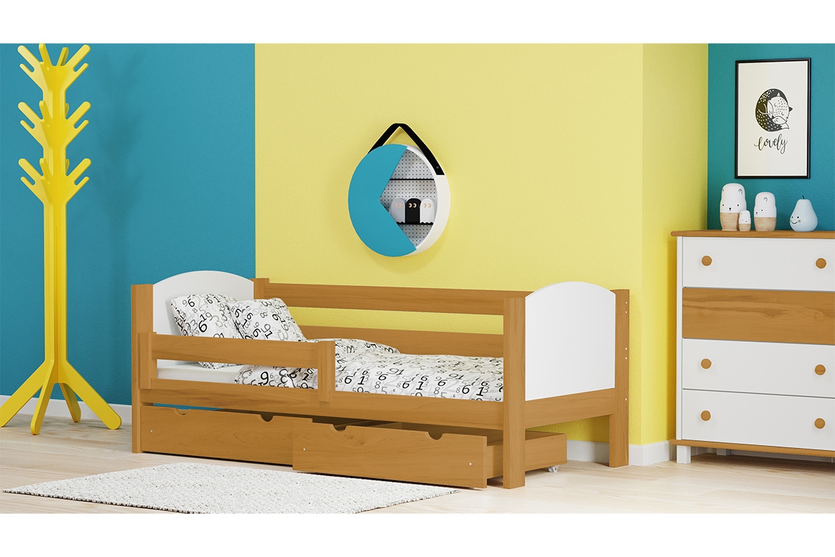 Dětská dřevěná postel Denis II postel přízemní