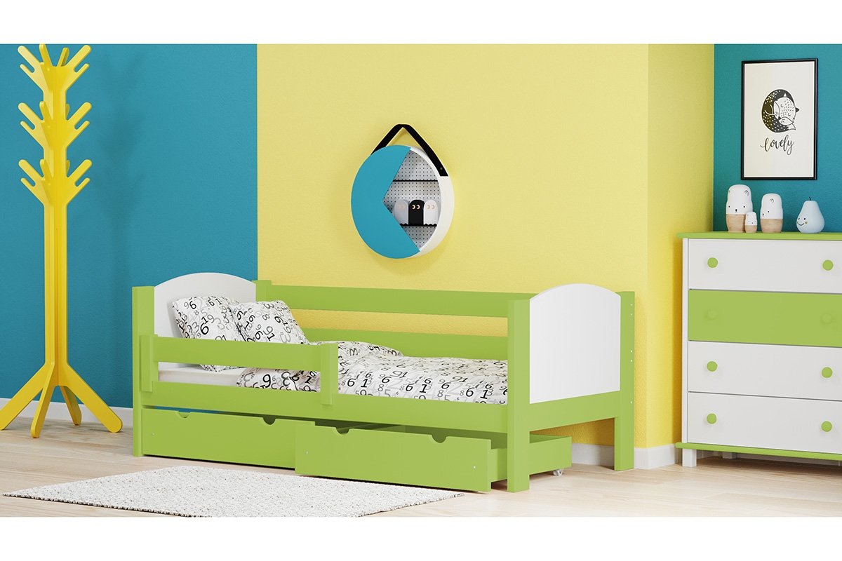 Dětská dřevěná postel Denis II postel do čtyřleté dítě