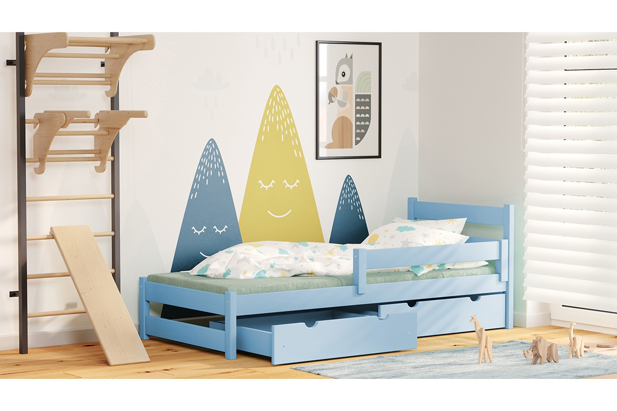 Drevená detská posteľ Ola Posteľ lakierowane