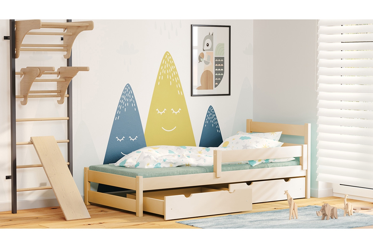 Drevená detská posteľ Ola Posteľ dla chlopca