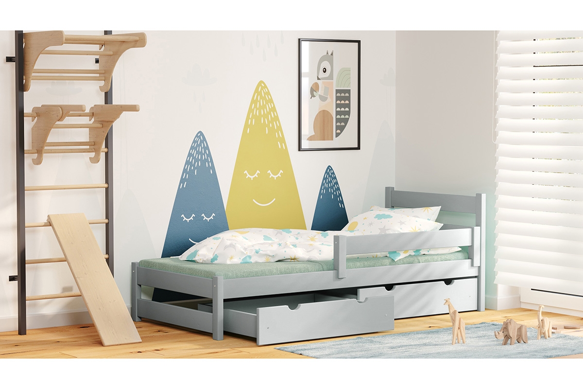 Drevená detská posteľ Ola Posteľ drevená