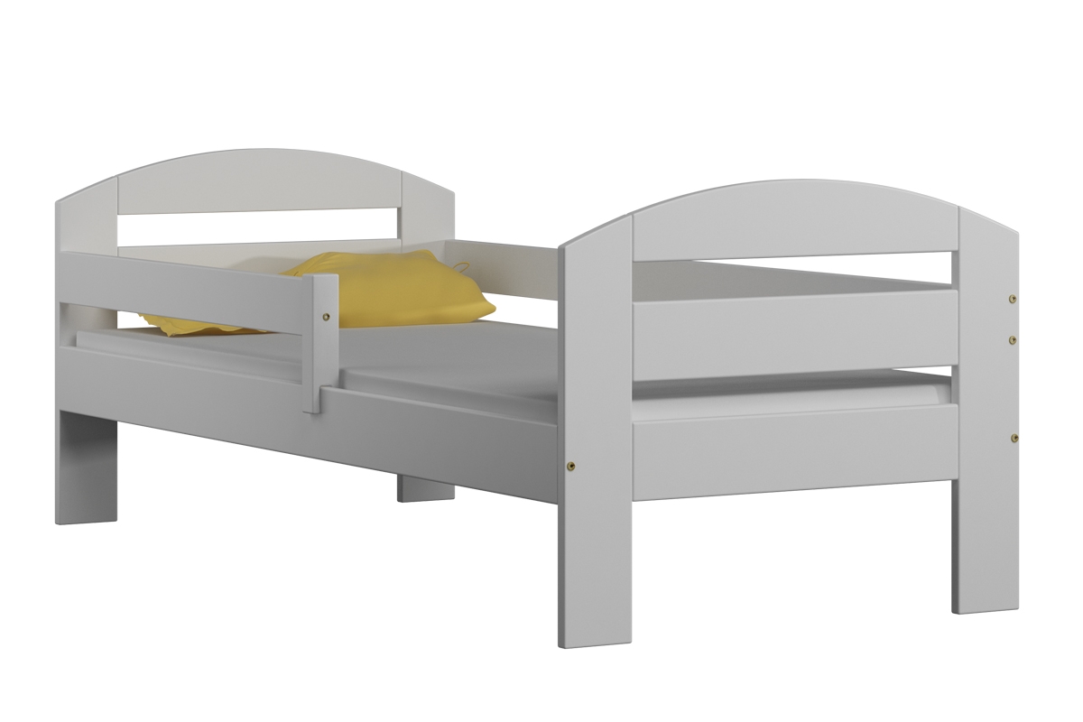 Dřevěná dětská postel Wiola postel se dvěma zábranami