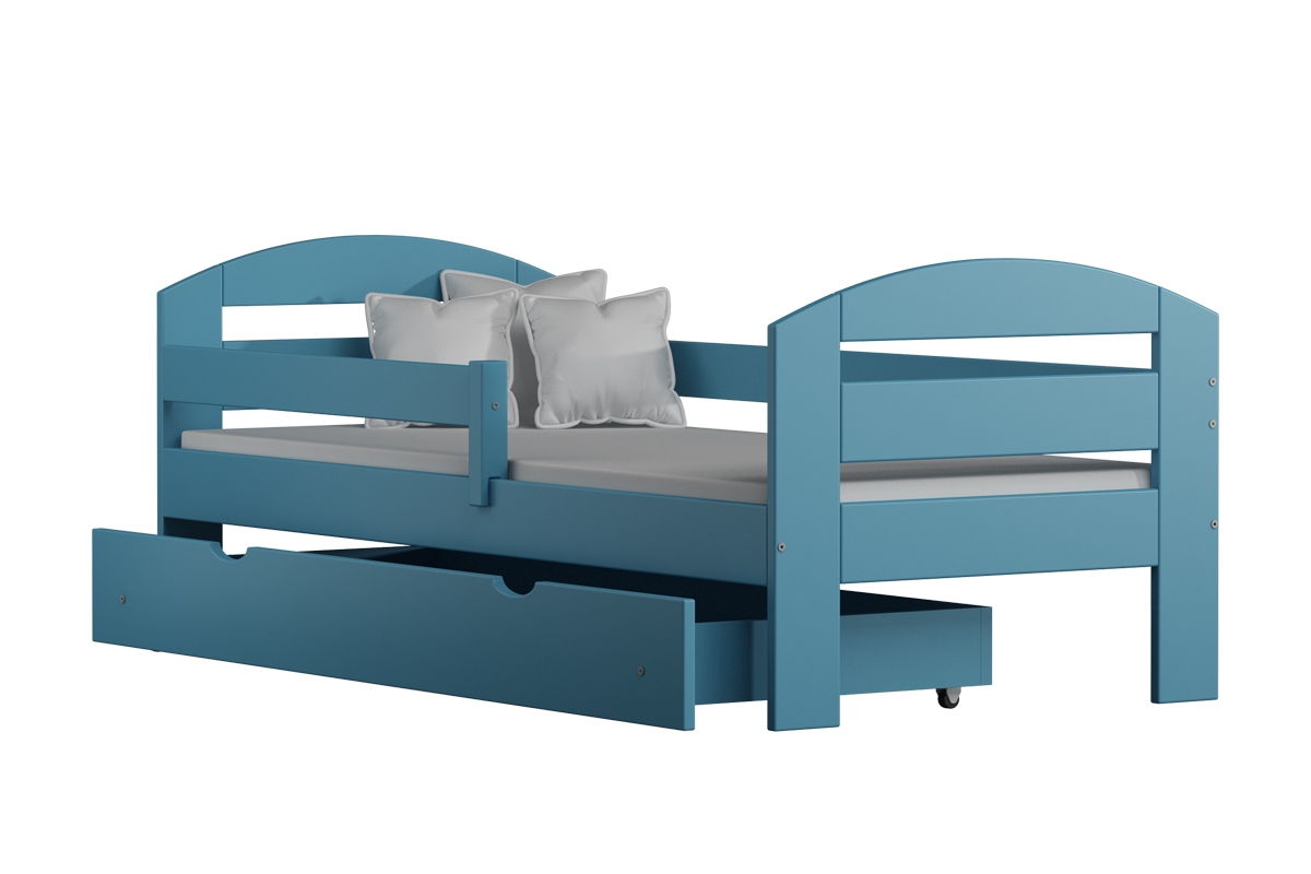 Dřevěná dětská postel Wiola postel s dřevěnými nohami
