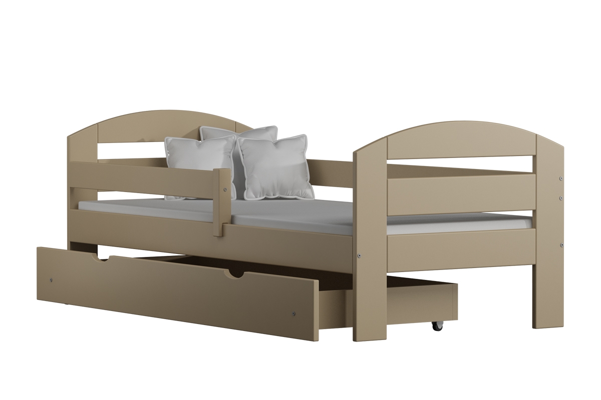 Dřevěná dětská postel Wiola vanilková postel