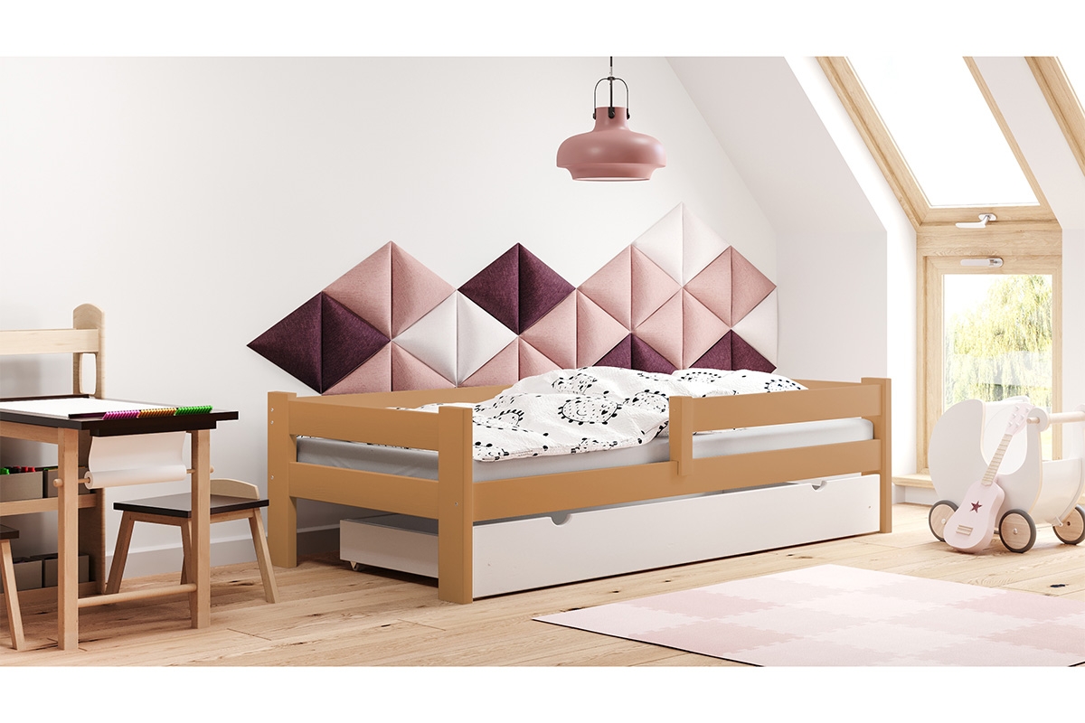 Dětská dřevěná postel Tymek Jednoduchá Dětská postel