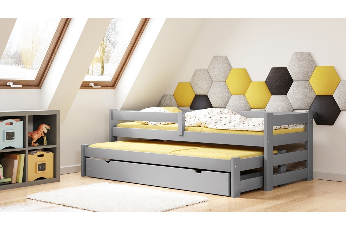 Dětská postel Alis II výsuvná DPV 001 Certifikát postel dřevěná výsuvná