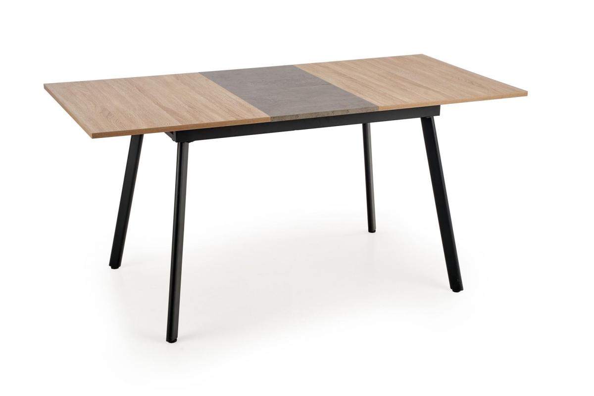 ALBON Stôl rozkládací Dub sonoma / Popolový nowoczesny stôl