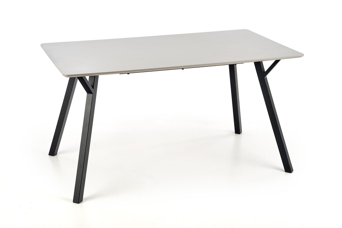 stôl Balrog - Čierny / svetlý popol Stôl