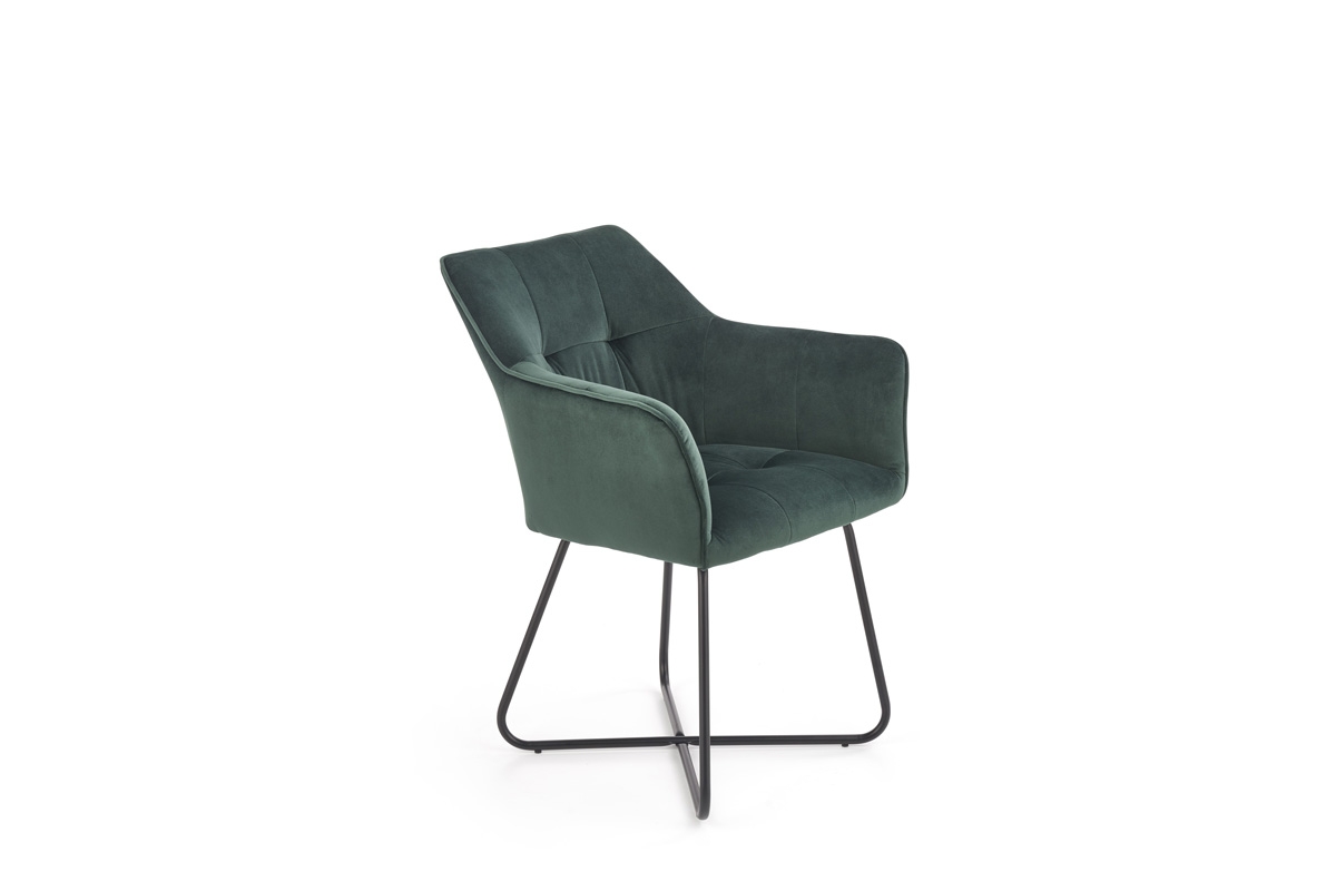 K377 szék - sötétzöld K377 Židle tmavě zelená