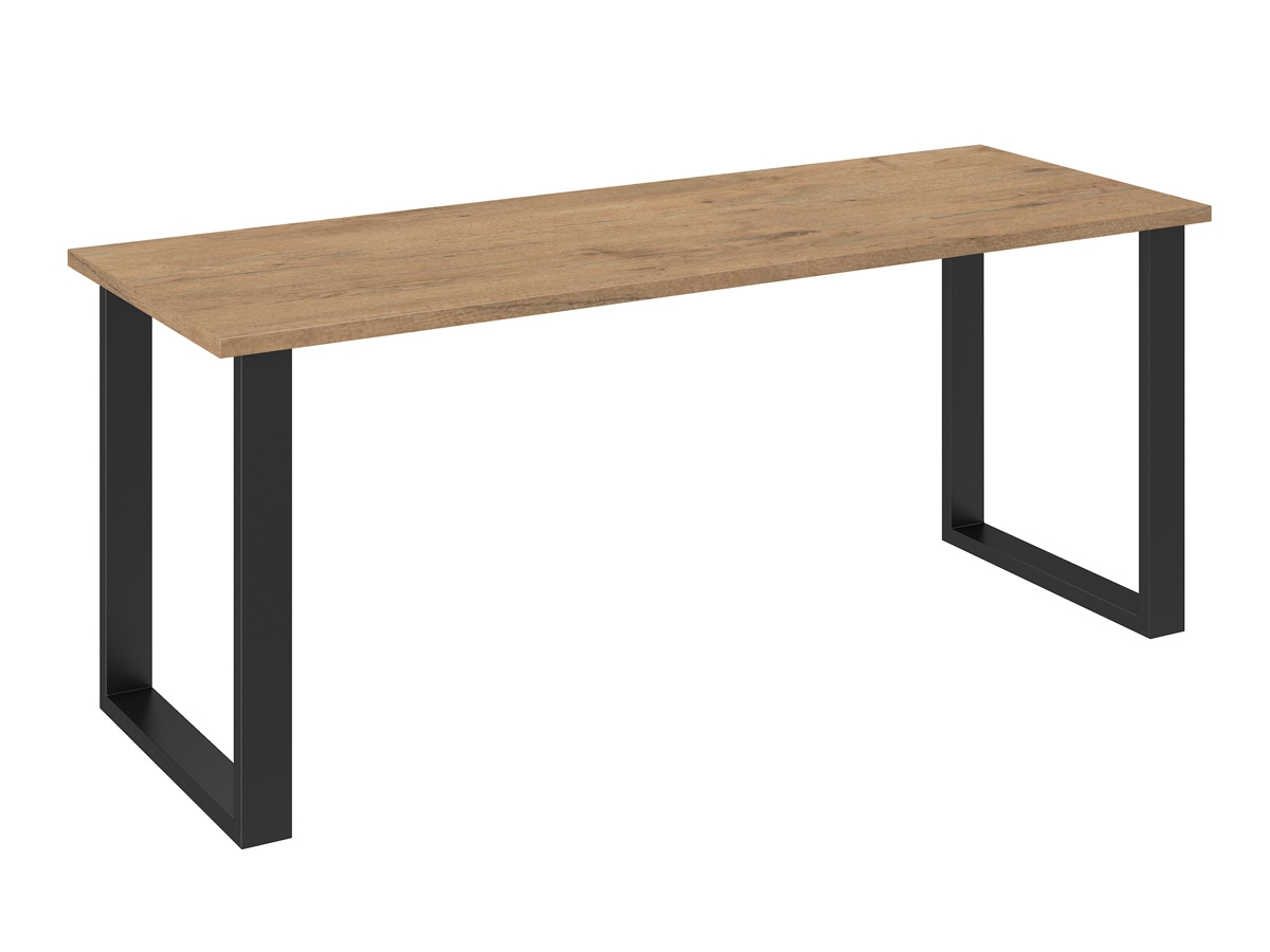 LANCELOT Tölgy ipari asztal - 185x67cm Stůl loftový
