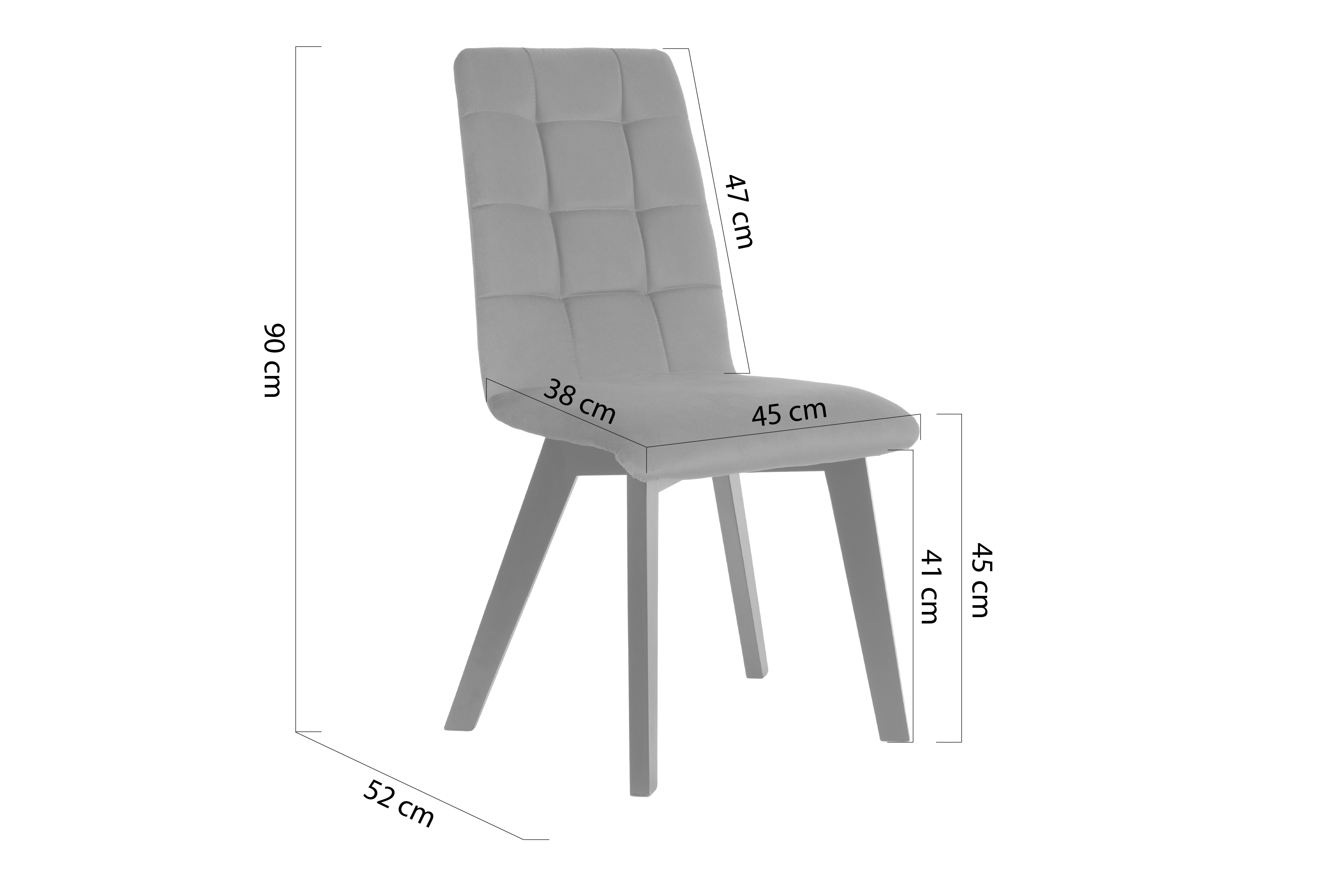 Čalúnená stolička S prešívaním Modern IV 
