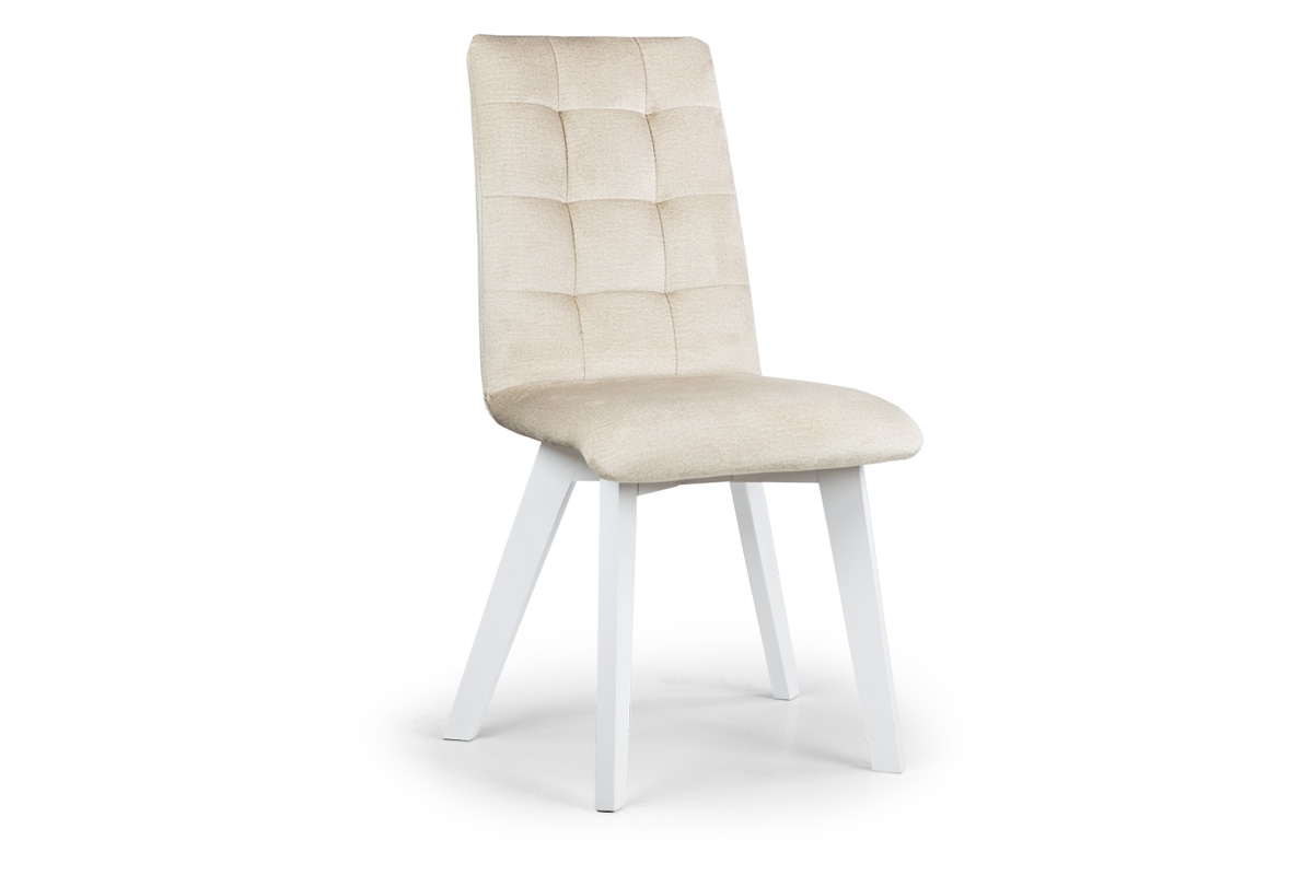 Židle čalouněná s přešitím Modern IV Krémová Židle 