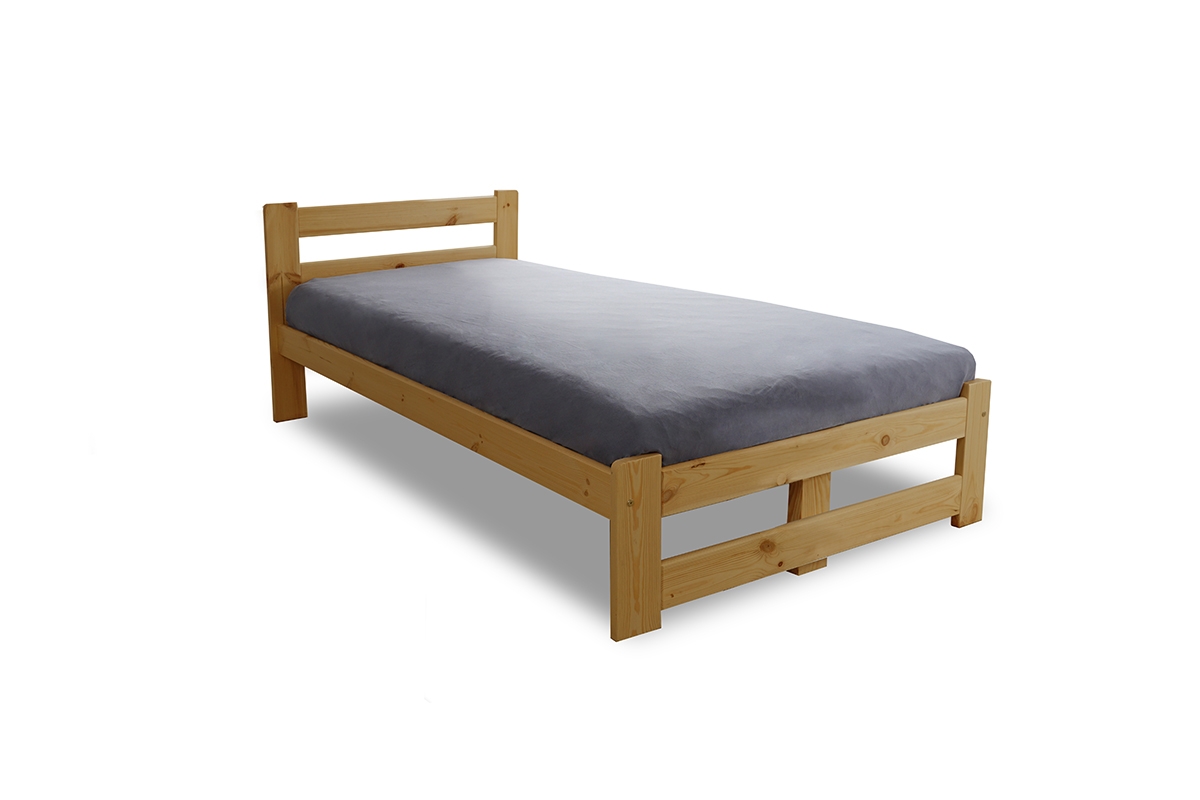 Postel do ložnice dřevěná 80x200 Garifik E3  Jednoduché postel dřevo