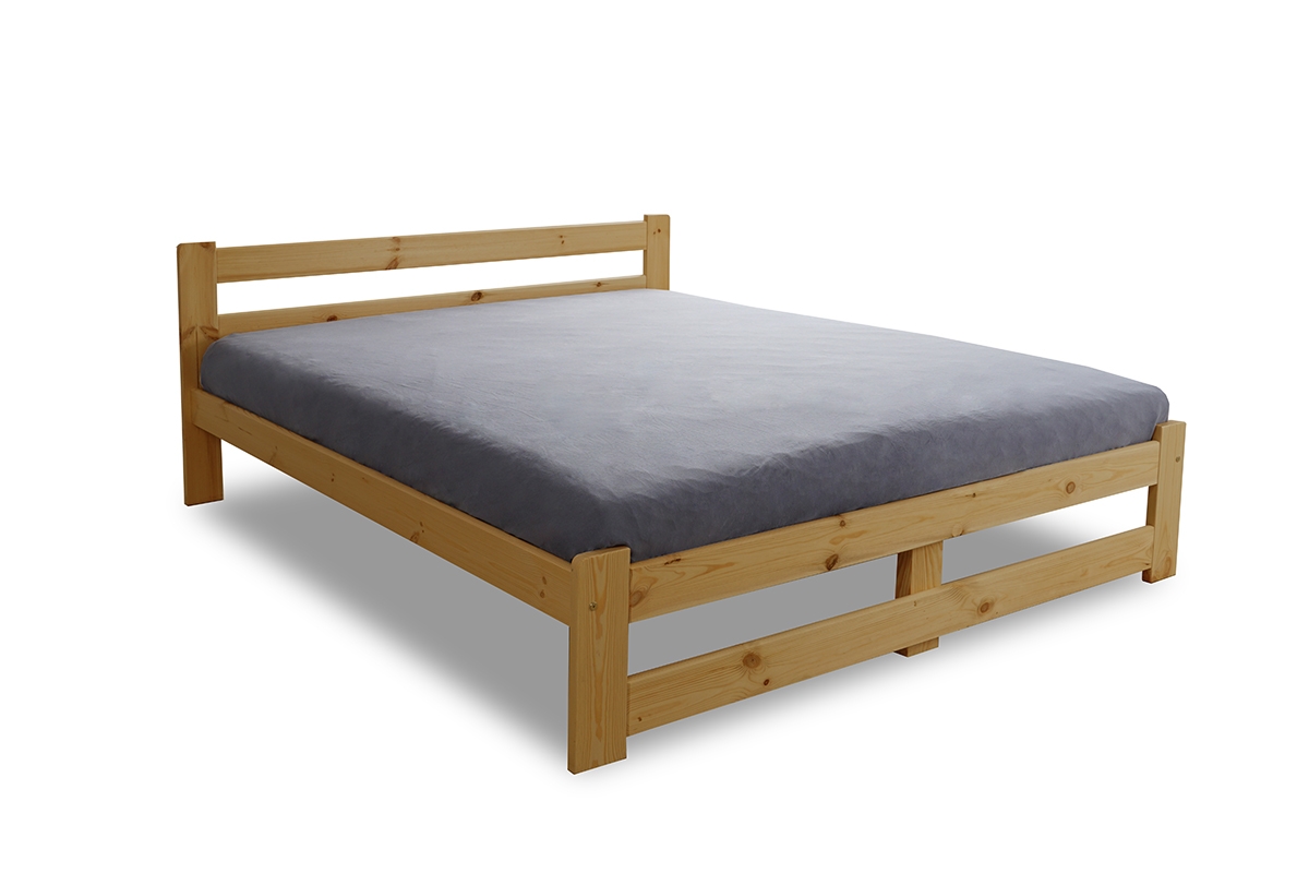 Postel do ložnice dřevěná 180x200 Garifik E3  postel do ložnice z niskiem čelem 