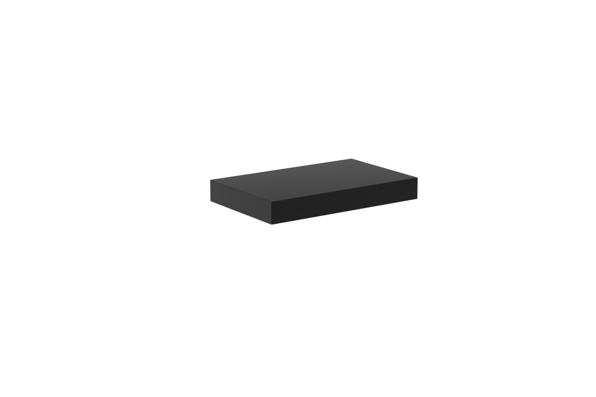 Loftia 40 cm függő polc - matt fekete półka