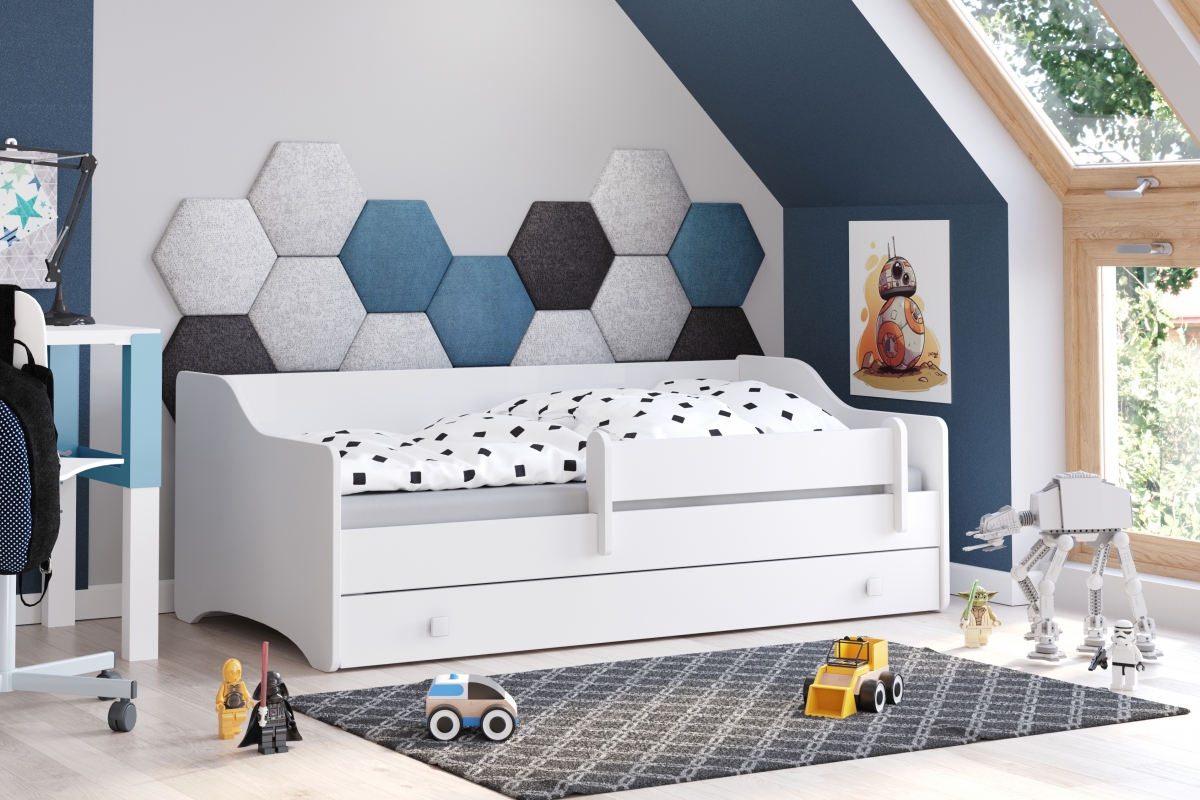 Detská posteľ jednolôžková Jeremy Posteľ do izby dzieciecego