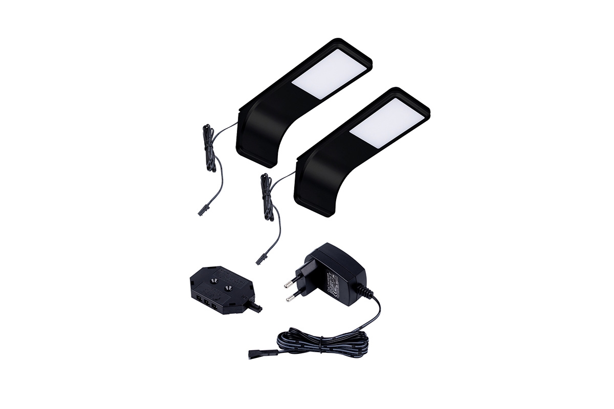 Sada LED osvetlenia BELIZE 2ks - čierny Komplet oswietleniowy LED BELIZE Čierny 2pkt