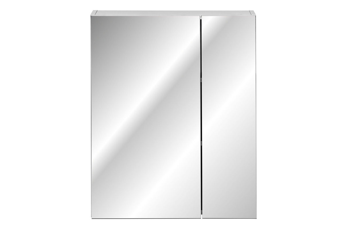 Skříňka zrcadlová Havana 84-60 - Bílý mat závěsná zrcadlová skříňka do koupelny